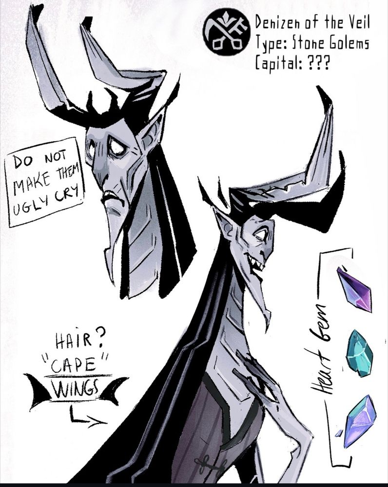 Short lore about a gargoyle and their heart gems