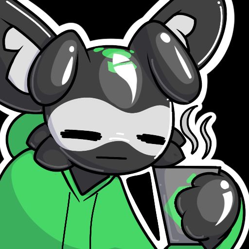 Tired Sprite with Coffee
