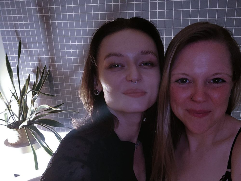 Mika Salaí und ich.