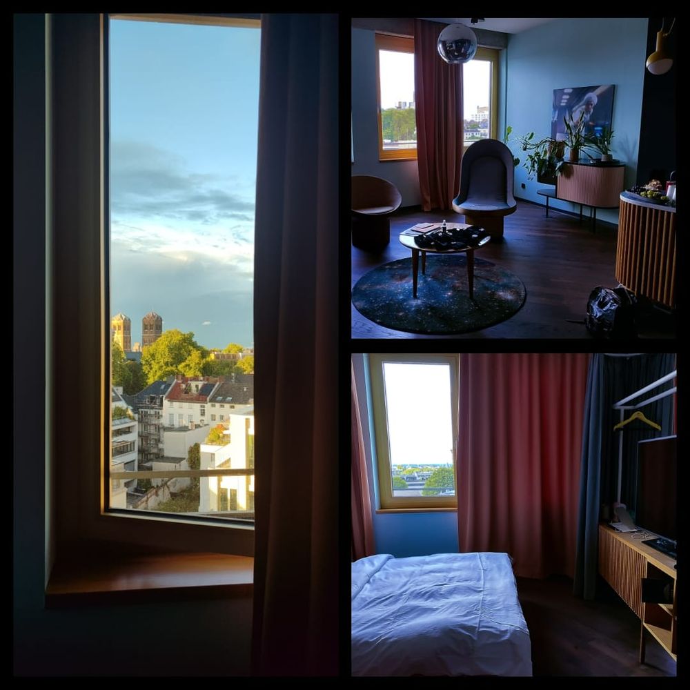 Bilder vom Hotelzimmer.