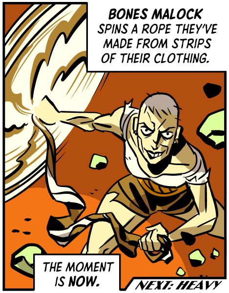 Bones Malock, under captions reading: 
