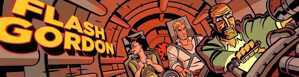 Dale Arden, Flash Gordon, and Doctor Zarkov blast off into danger, madness, and adventure 