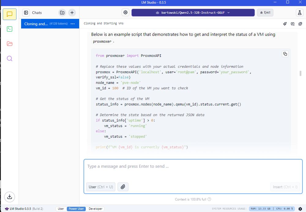 screenshot of lmstudio a llm gui
