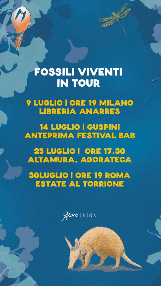 Date tour luglio fossili viventi
