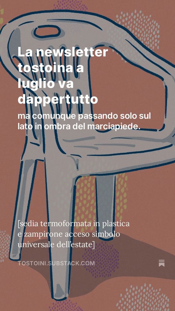 Card newsletter tostoina di luglio