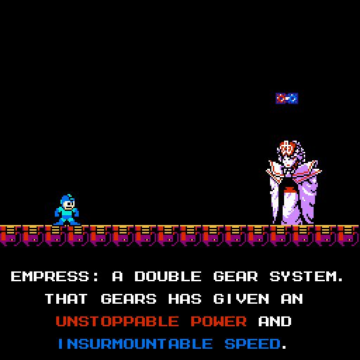 Dr. Wily : What!? that Invasion Queen Going Use My Double Gear System!?