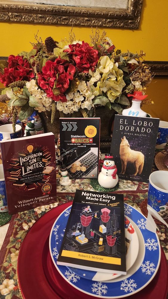 Este 👆 espacio digno de una reina 👑 me lo mando una de mis autoras, ella está en Estados Unidos 🇺🇸 allí se nota que adquirió Mis libros 📚 Network made easy, el Lobo dorado y otros relatos, Inspiración sin límites y BRICS Stablecoin BRICS la caída del dólar y el nuevo orden mundial 🌎 cada vez que tengo la oportunidad de recibir el honor de que un humilde, modesto trabajo como el que se nota en esas imágenes me llena de ganas de seguir adelante y que KDP Editorial Design siga comprometida con cada paso, cada historia y cada trazo apoyando el talento, el trabajo y las ganas de cada autor Independiente de salir adelante. Jamás desistas, prohibido abandonar tus sueños. Debes seguir escribiendo y creando, la siembra de esas semillas te hará libre y te permitirá dejar un legado. @kdpcopymkt