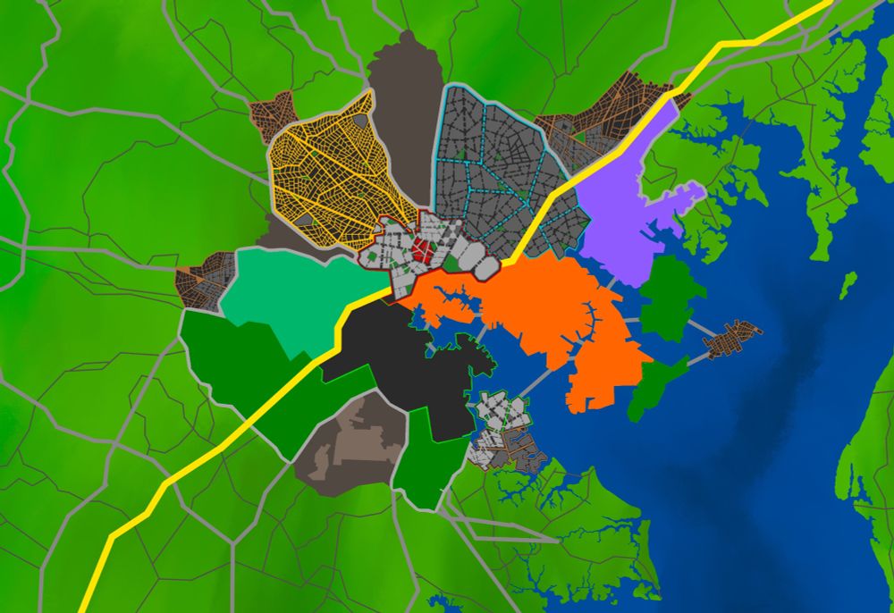 A work in progress piece of a city map! 