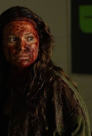 A very bloody Olivia Holt in a still from the movie