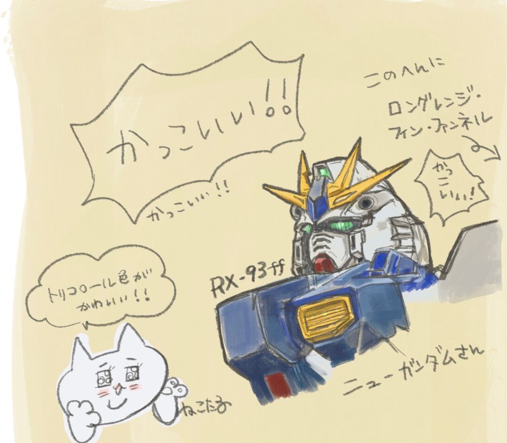 νガンダムとねこたる