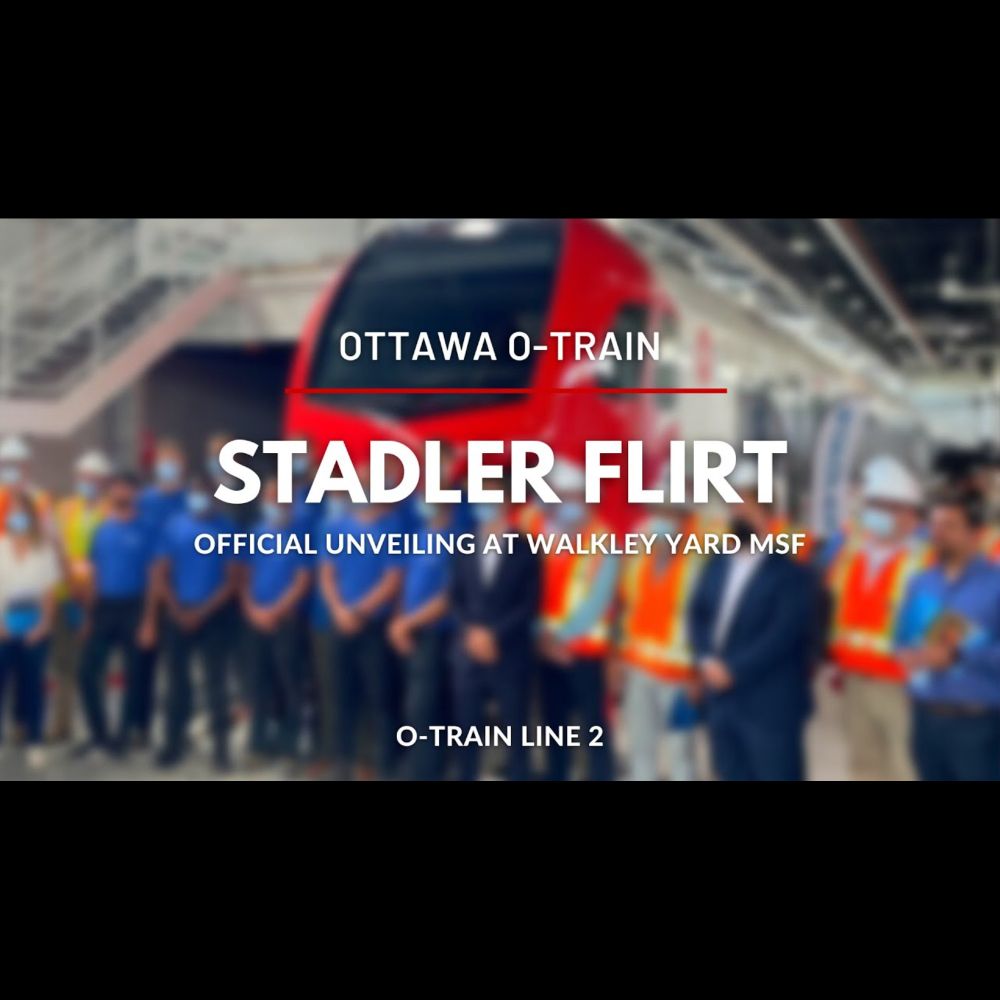 Introducing the Stadler FLIRT, OC Transpo's Newest O-Train from Switzerland