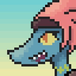 A sprite in Pokémon Mystery Dungeon style that is also used in The Execution of Talo. Talo is intrigued as he talks.
