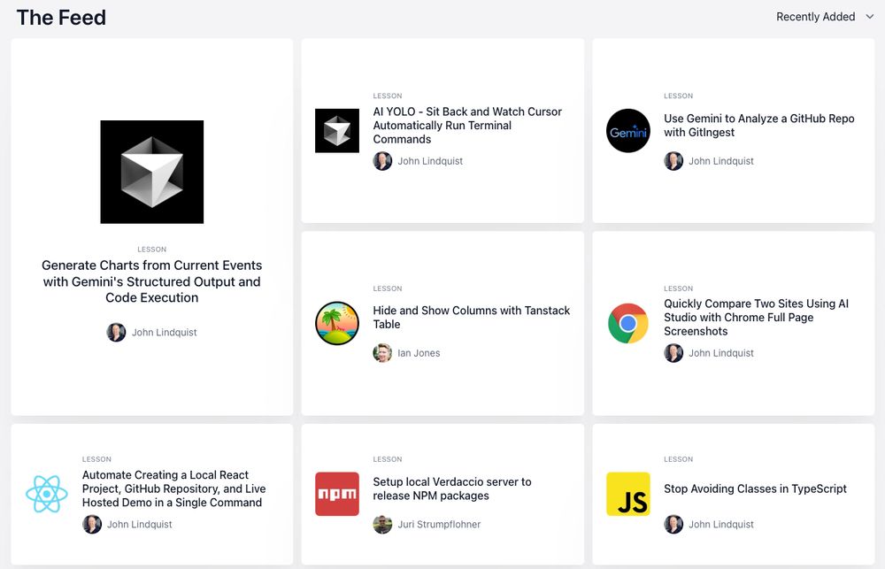 screenshot of egghead.io homepage
