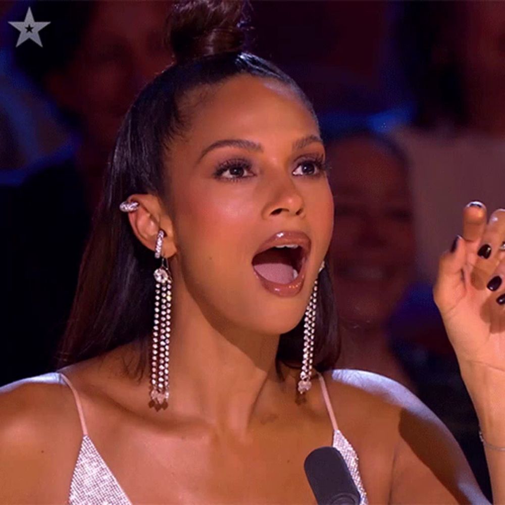 Surprised Alesha Dixon GIF