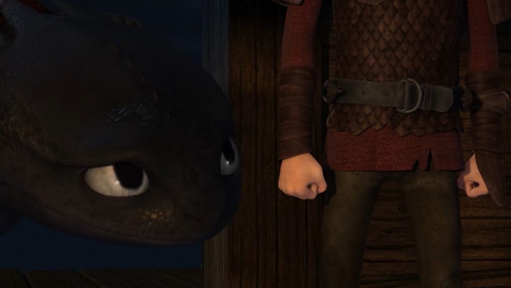 same scene; hiccup with hands fisted and toothless looking up, pupils enlarged, appearing sad and concerned