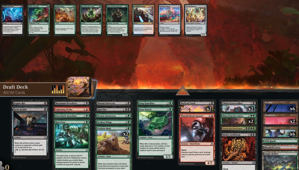 A pretty saucy GB draft deck