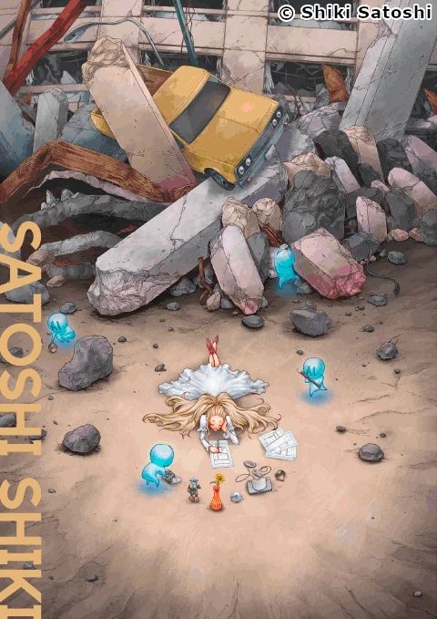 Illustration de Satoshi Shiki pour l'exposition M:Manga Emu Art Fair