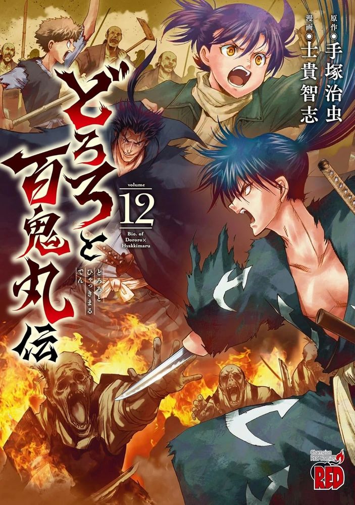 Couverture du tome 12 de Dororo and Hyakkimaru, manga dessiné par Satoshi Shiki d'après le classique d'Osamu Tezuka