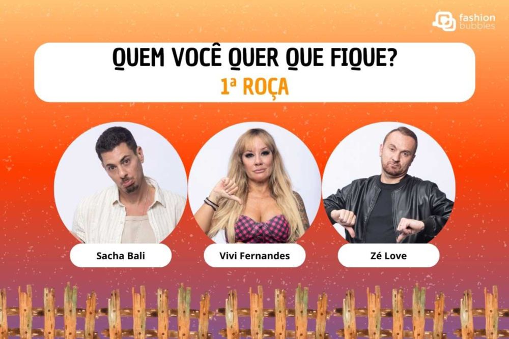 Enquete A Fazenda 16 + Votação R7: quem fica na 1ª Roça, Sacha, Vivi ou Zé Love? | Fashion Bubbles