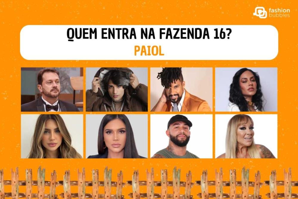 Enquete A Fazenda 16 Paiol: quem você quer que entre? | Fashion Bubbles