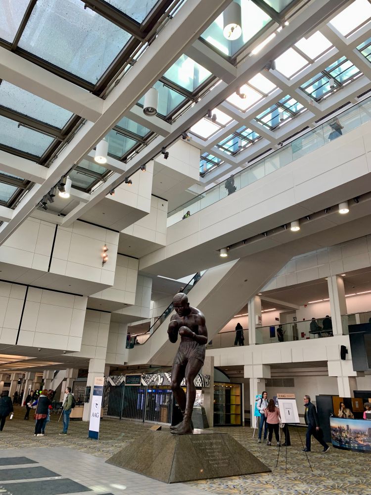 Huntington Place in Detroit that was the venue of the 2025 AAG annual meeting. 