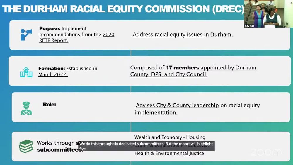 Durham committees propose initiatives to address racial disparities in economy and housing