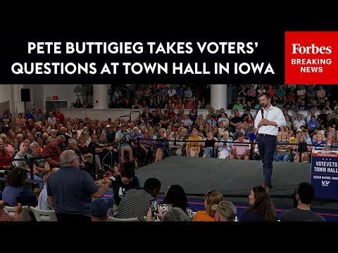BREAKING NEWS: Possible 2028 Contender Pete Buttigieg Takes Voters' Questions At Iowa Town Hall