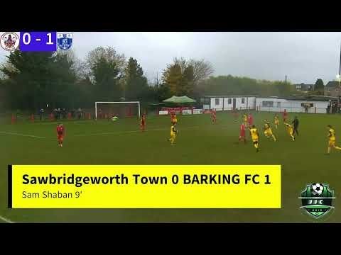 Sawbridgeworth Town FC v Barking FC Goals
