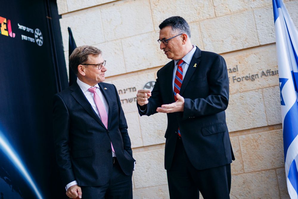 Außenminister Wadephul mit seinem israelischen Amtskollegen. 
