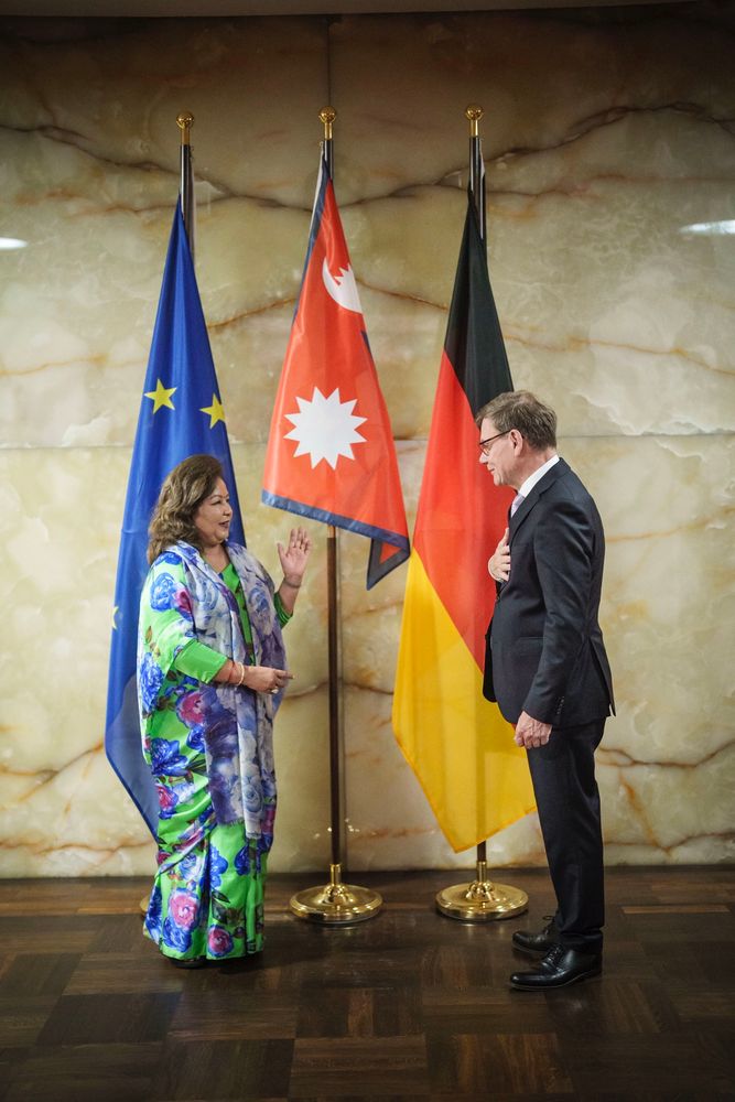Außenminister Wadephul und seine nepalesische Amtskollegin