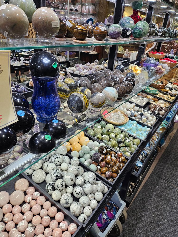Crystal ball display