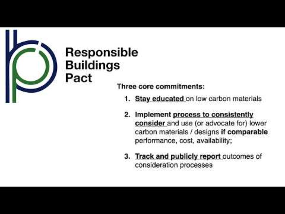 Boots on the Ground: The Responsible Buildings Pact: Collective Action to Increase Use of Low Carbon