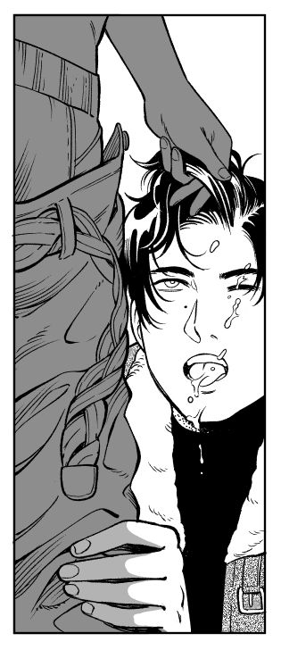 original character drawing of a facial