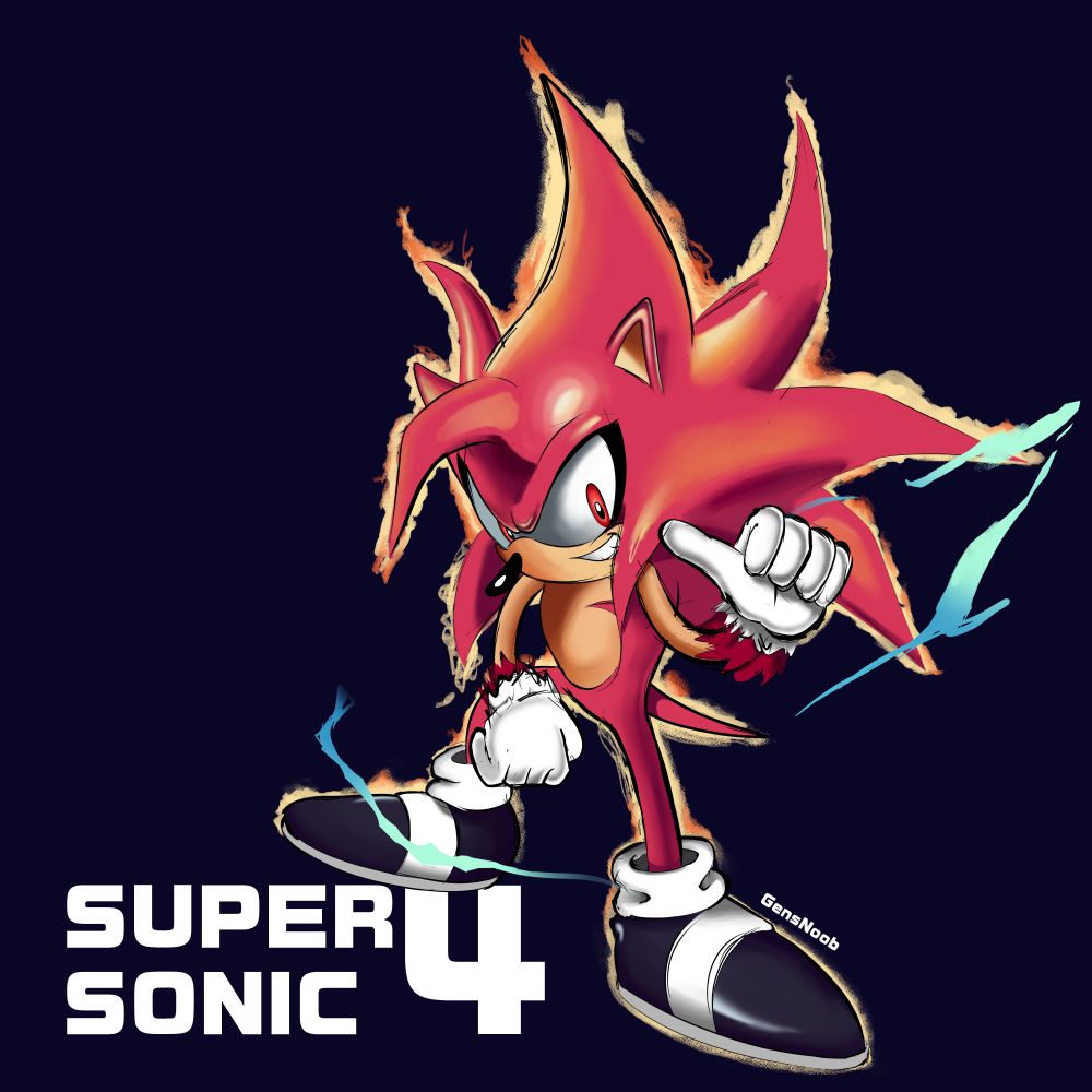 Super Sonic 4 (Design by KornArt)
