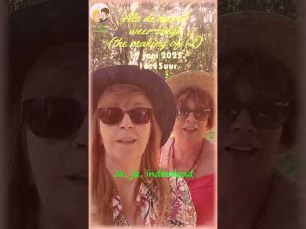Als de merel weer zingt - the making of the clip (2)