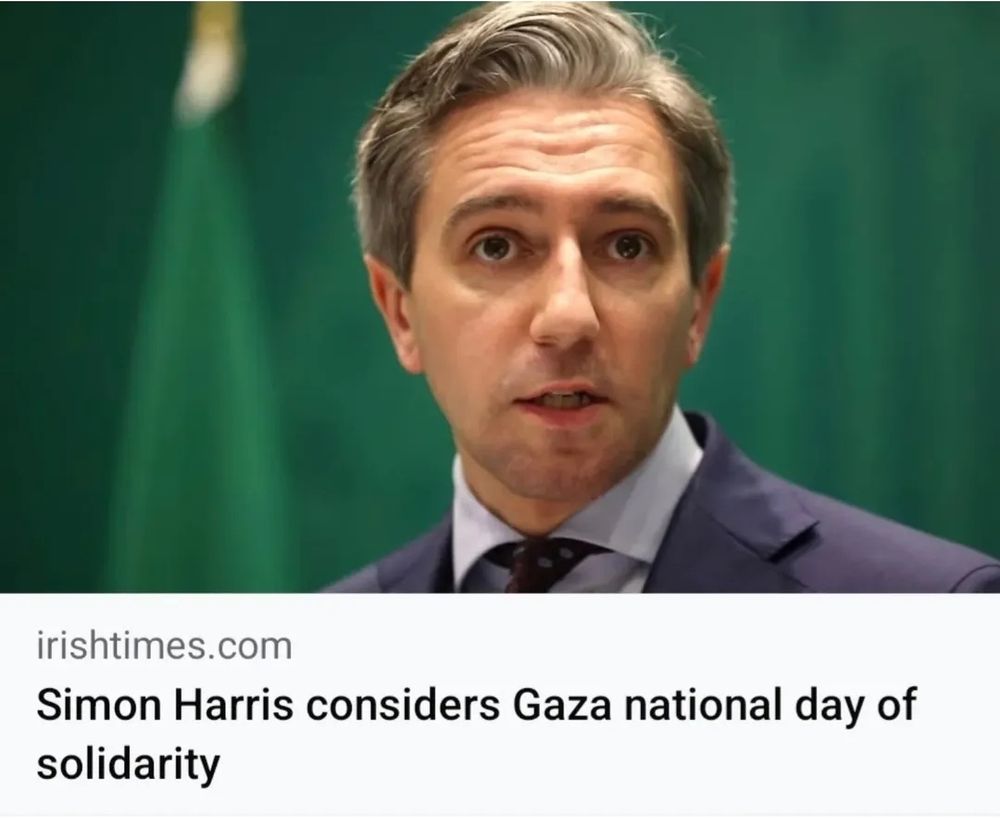 Irish Taoiseach (Prime Minister) Simon Harris considers Gaza national day of solidarity 