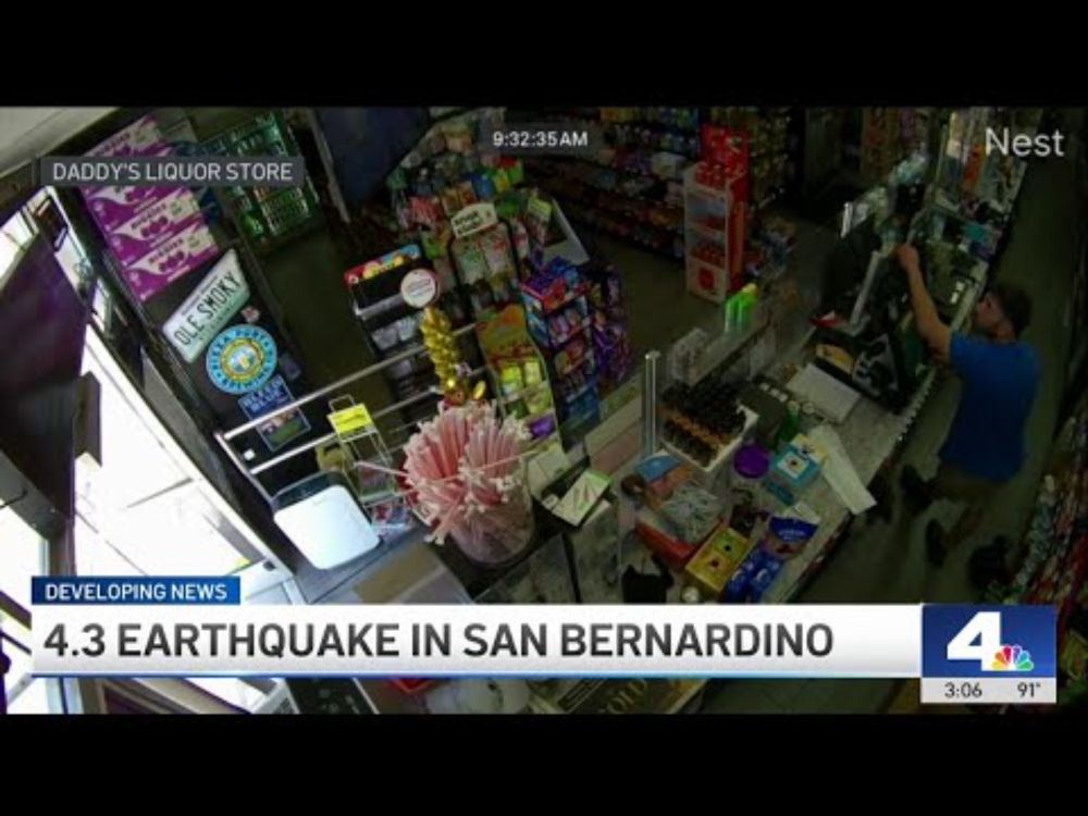 Magnitude-4.3 quake rattles Fontana shop and others
