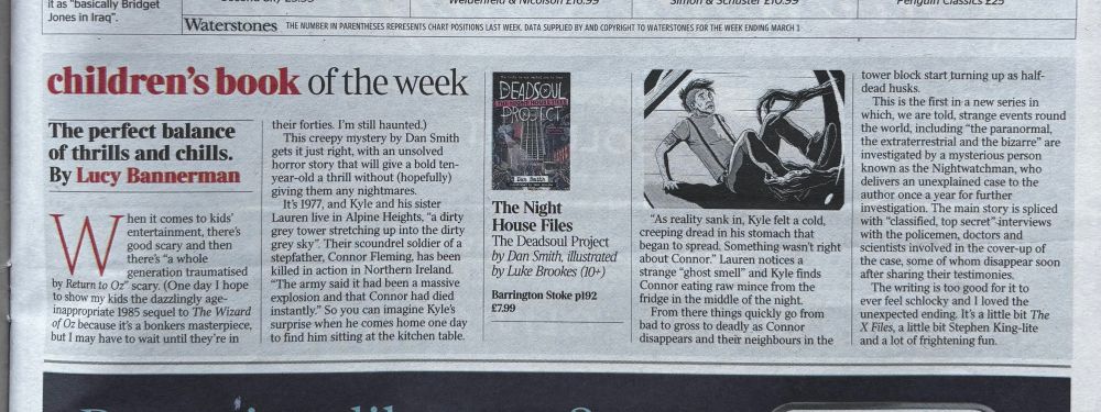 Times review of The Deadsoul Project