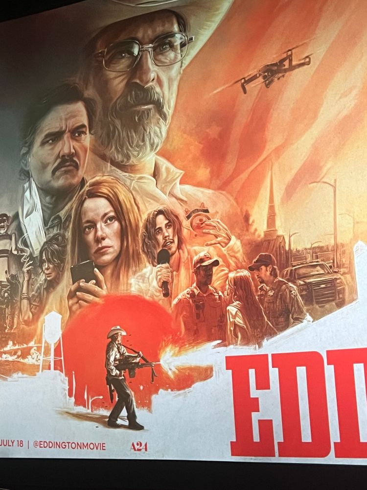 Poster for the new Ari Aster movie Eddington 