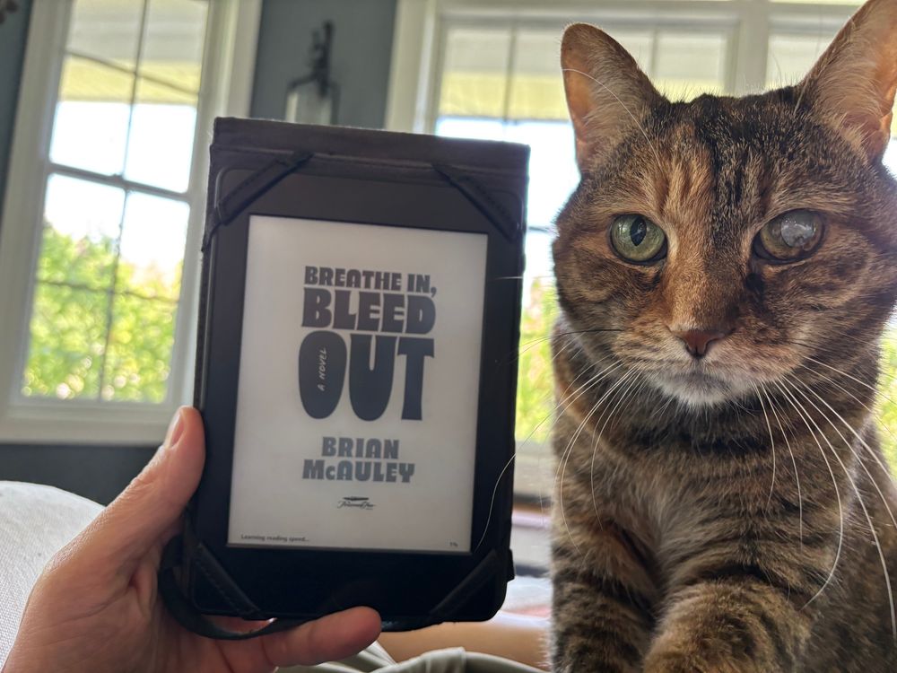 BREATHE IN,
BLEED
OUT
BRIAN
McAULEY
(And my cat, Tabes!)