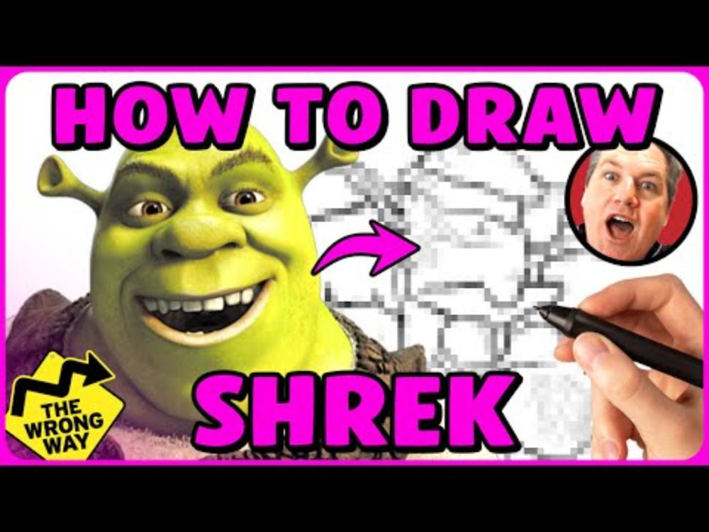How to Draw Shrek • The Wrong Way