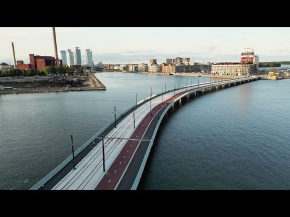Merihaansilta (Merihaka Bridge)  Is Open For Pedestrians And Cyclists, June 2025