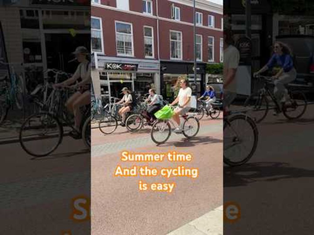 Summer time and the Cycling is easy