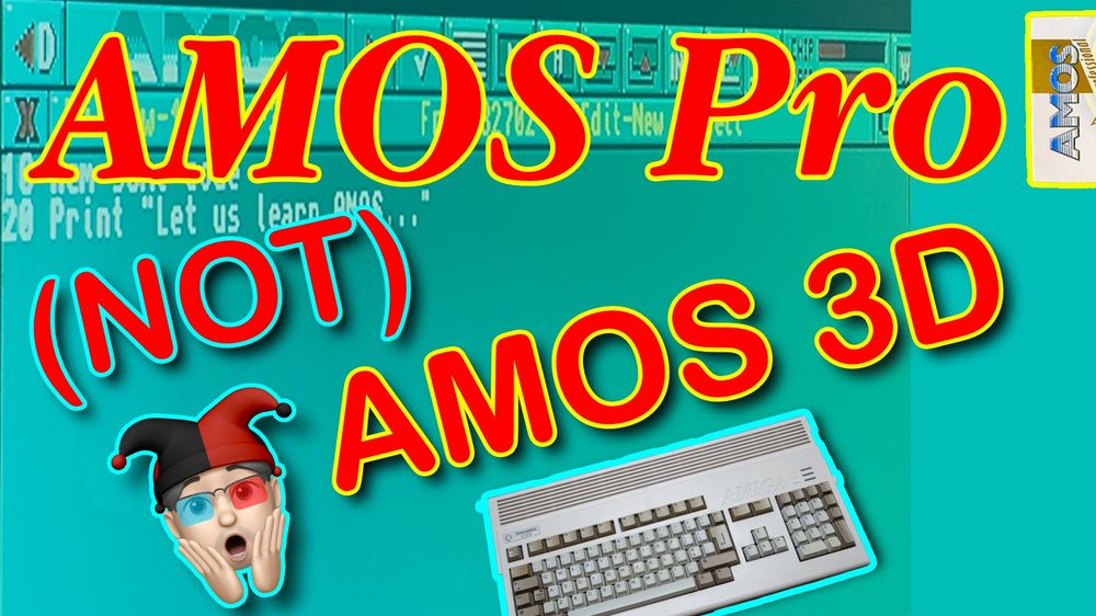 A video thumbnail image for Yawning Angel's latest video about 3D graphics in AMOS Pro.