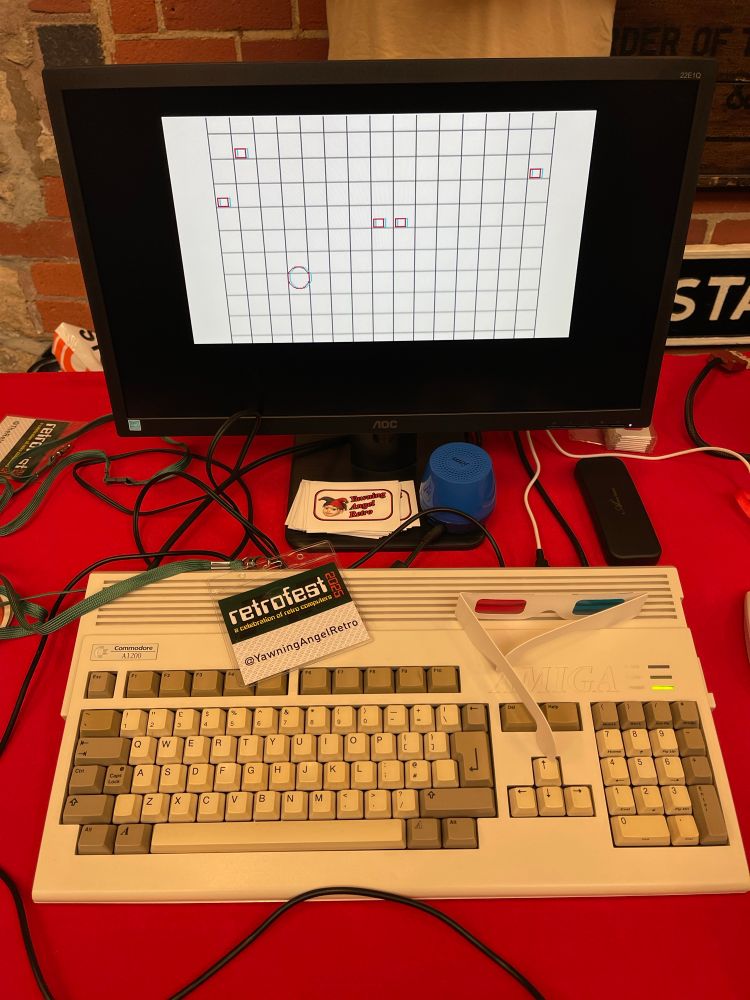 Yawning Angel’s Amiga A1200 at Retrofest.