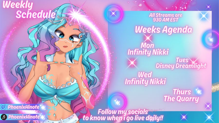 stream schedule times are mon-thurs 930 am est