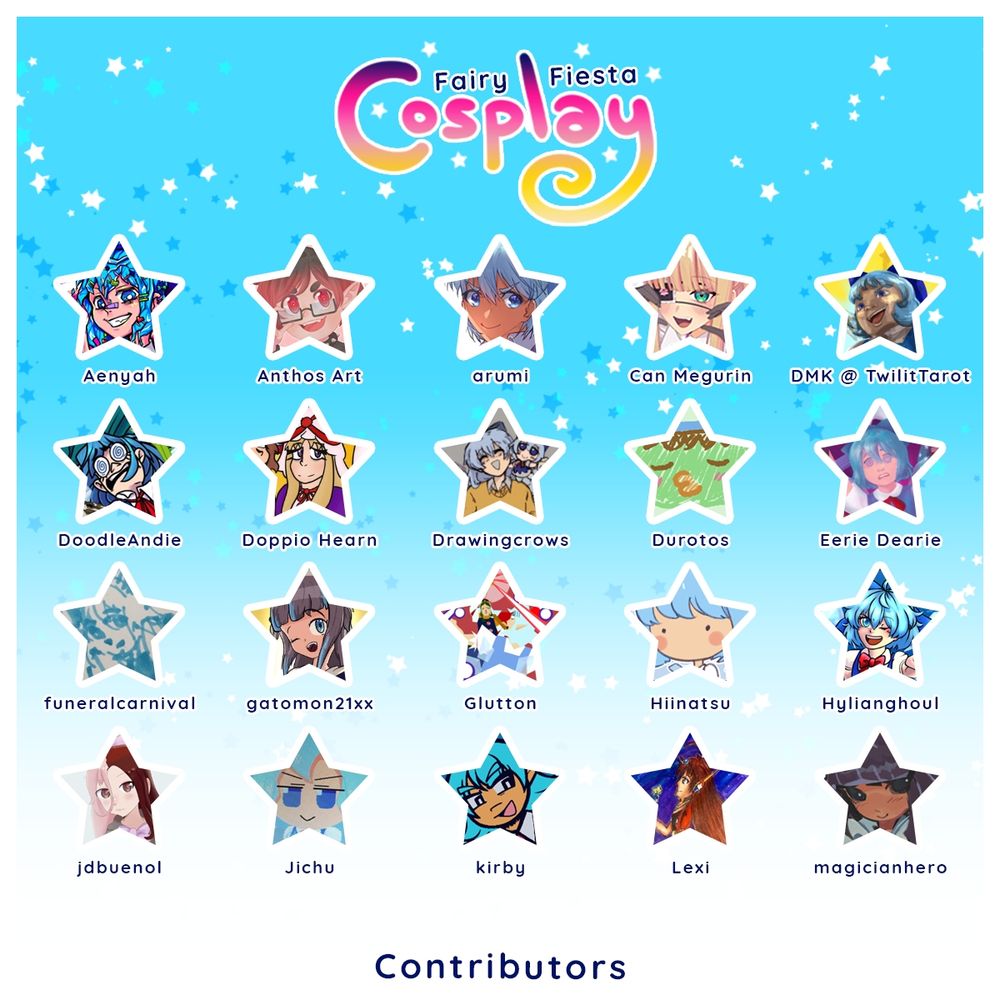 Fairy Fiesta Cosplay contributors list