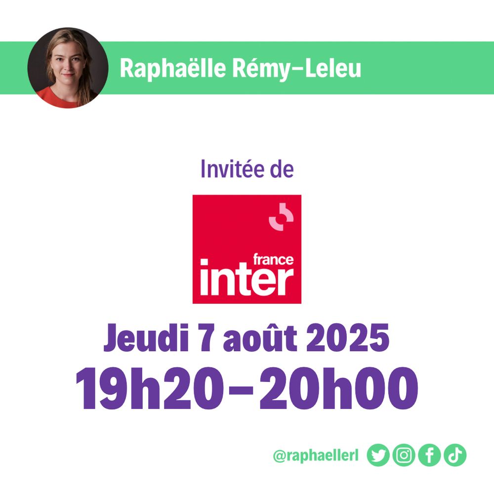 Visuel RRL est l’invitée de France Inter ce soir de 19h20 à 20h. 