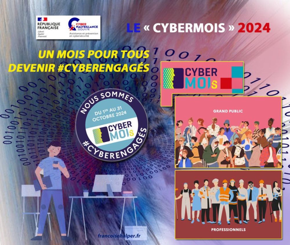 Françoise Halper on LinkedIn: #cyberengagés #cybermois #cybersécurité #france #cyberengagés…