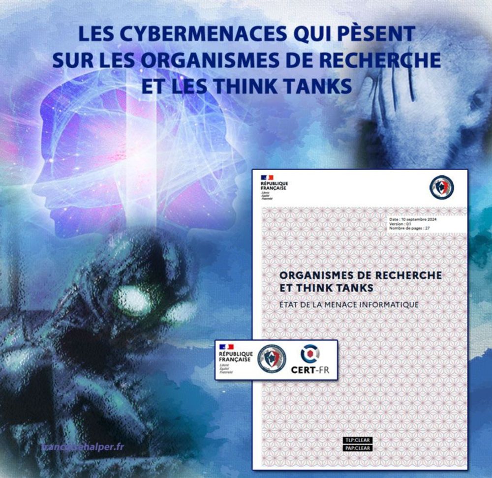 Françoise Halper on LinkedIn: #recherche #thinktanks #cybermenaces #espionnage #cert #fondations…